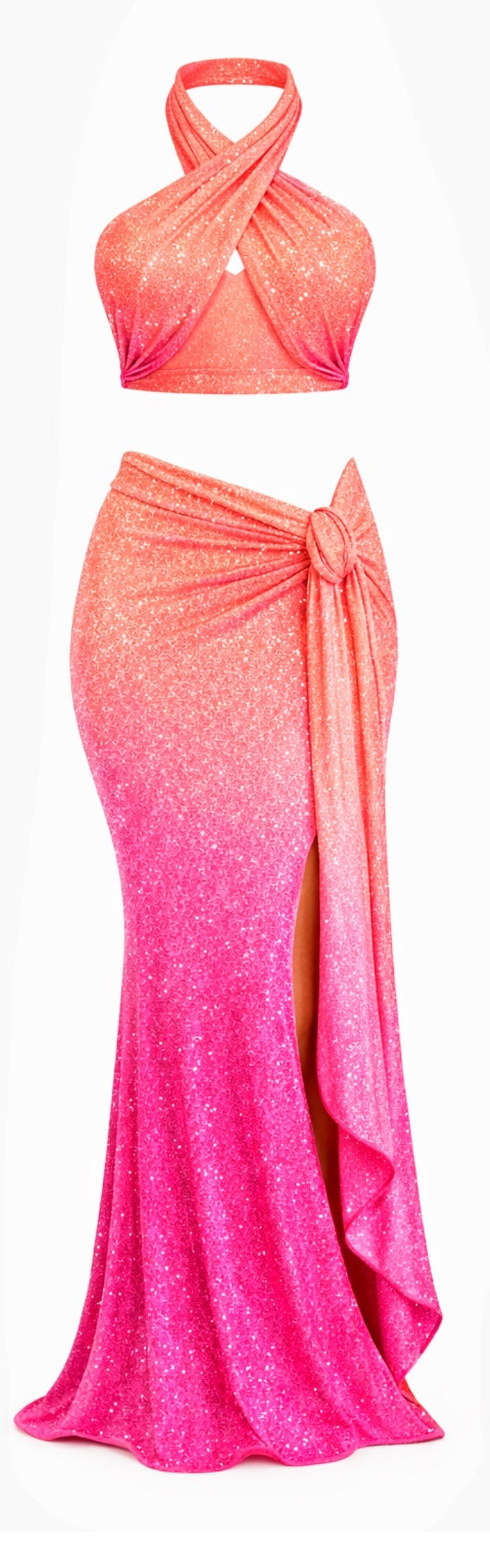 Sunset Mermaid Two Piece