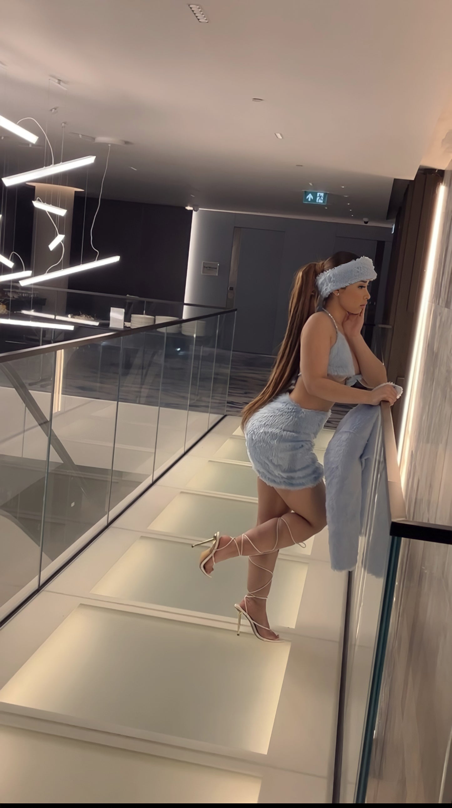 Lushdoll Blue Fur Set