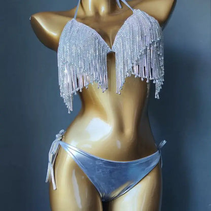 crystal bikini diamond swimwear biquini