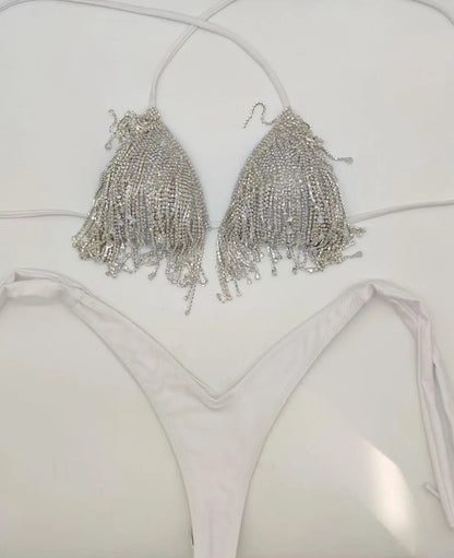crystal bikini diamond swimwear biquini