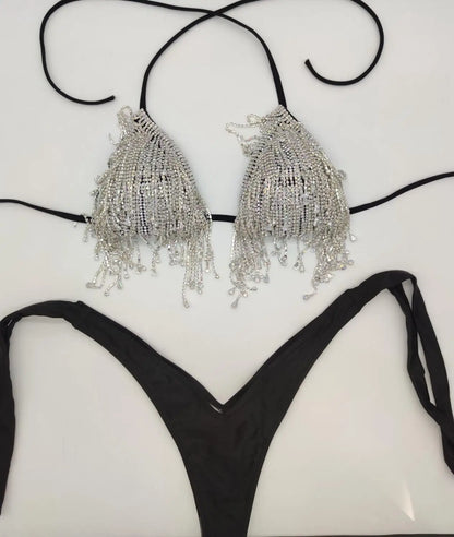 crystal bikini diamond swimwear biquini