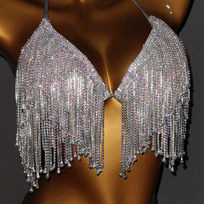newest 2026 crystal bikini diamond swimwear biquini diamond bikini beachwear popular swim suit rhinestone swimsuits bikini